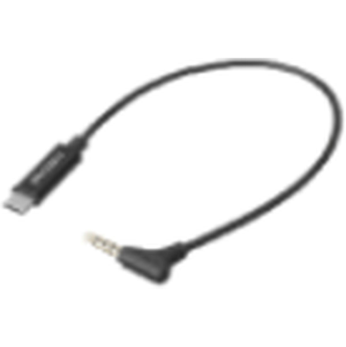 Saramonic 3.5mm Right-Angle TRRS Male - USB-C Adapter Cable