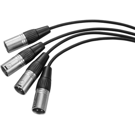 Saramonic 2X 3.5mm TRS Male To 4X XLR Splitter For Dual Wireless - image 5 of 5