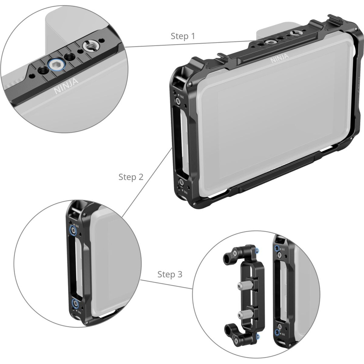 SmallRig SR3788B Cage Kit For Atomos Ninja Series 3788B
