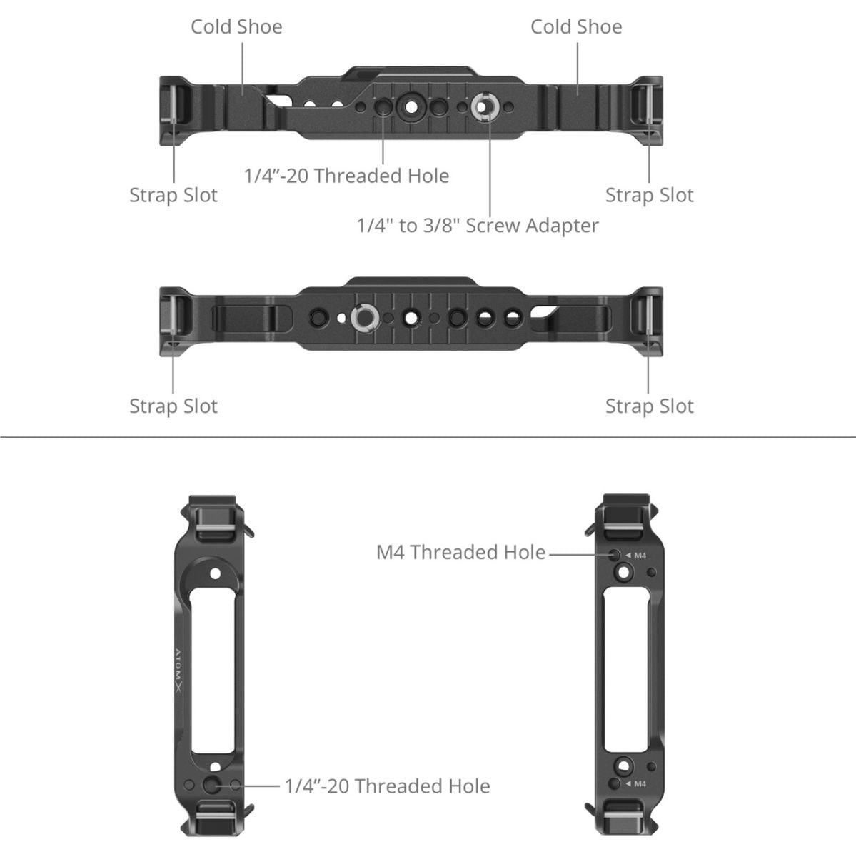 SmallRig SR3788B Cage Kit For Atomos Ninja Series 3788B