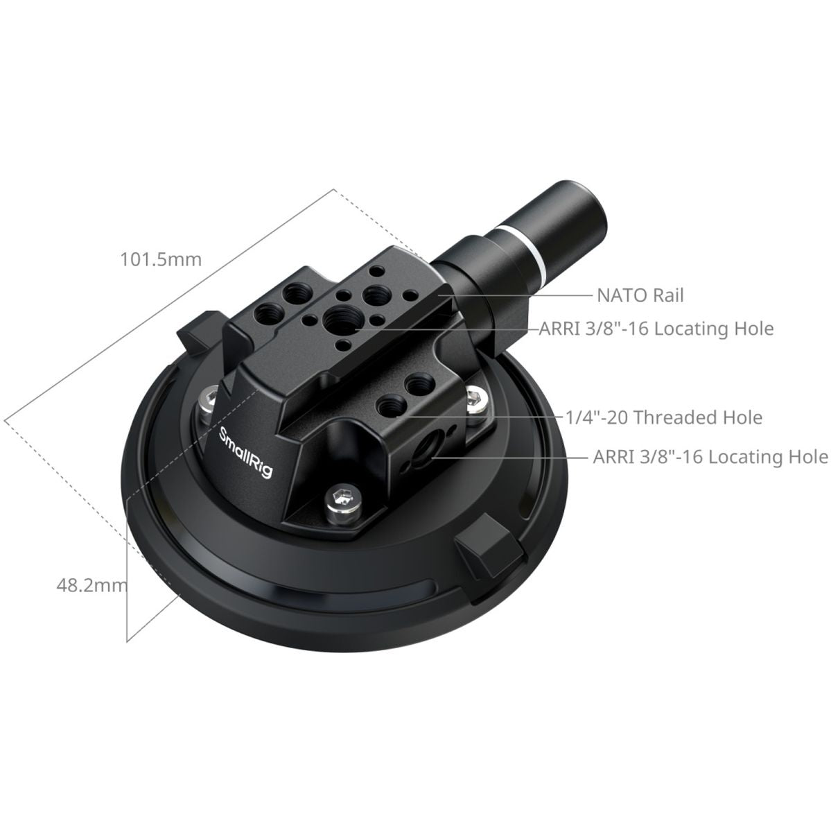 SmallRig SR4122C 4'' Suction Cup Camera Mounting Support - image 5 of 5