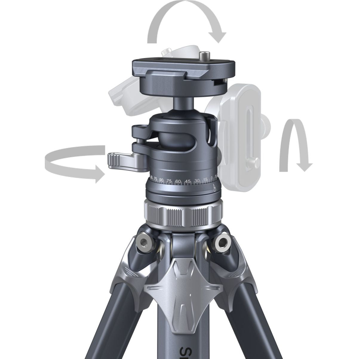 SmallRig SR4222B Lightweight Travel Tripod AP-02 4222B - image 4 of 5