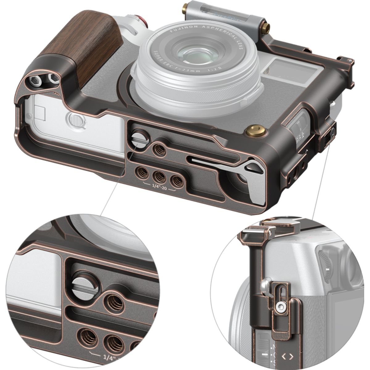 SmallRig SR4557B Â€œretroâ€ Cage For Fujifilm X100VI 4557B - image 5 of 5
