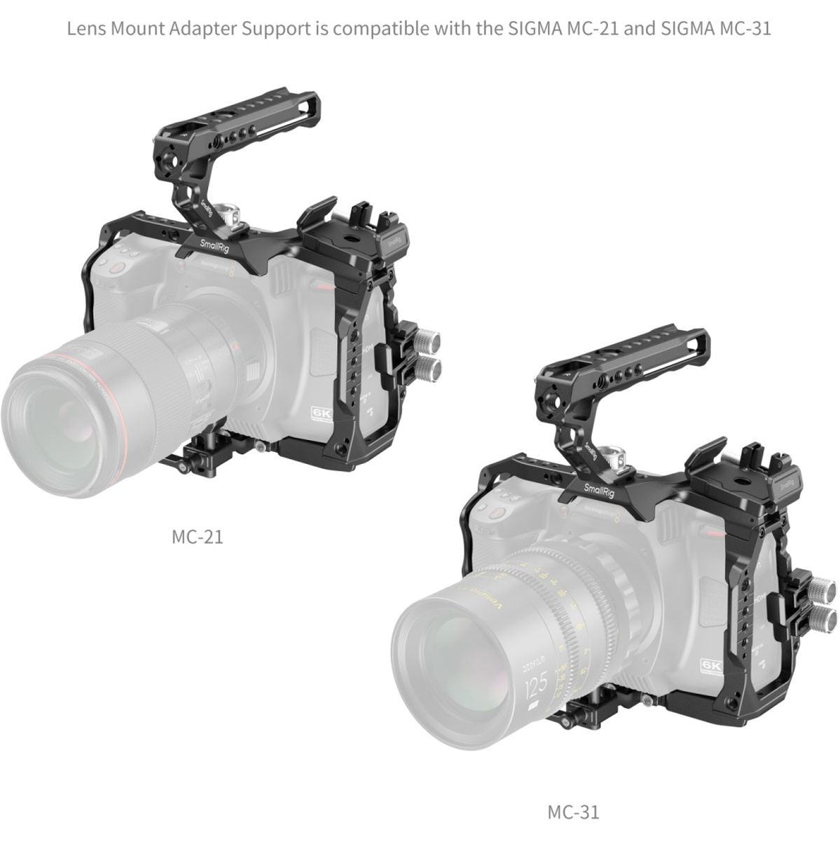 SmallRig SR4574 Basic Cage Kit For Blackmagic Design Cinema 6KFULL-FRAME4574 - image 3 of 5