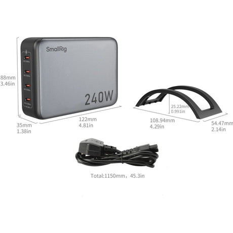 SmallRig SR4753 240W 4-Port PD Power Adapter UK Standard 4753 - image 2 of 5
