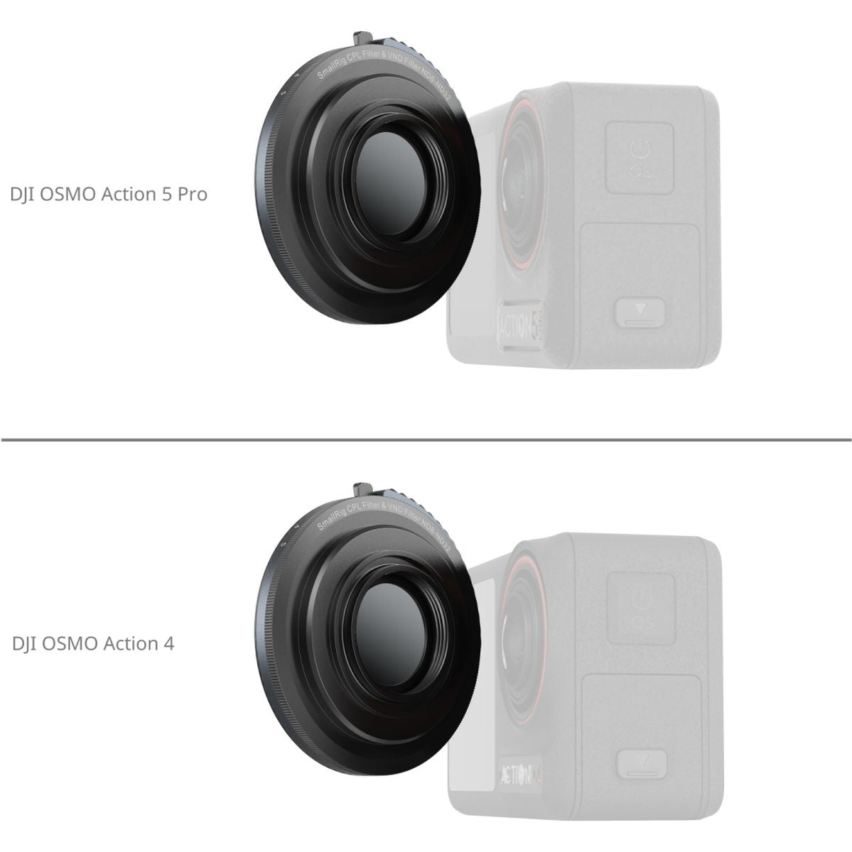 SmallRig SR4941 CPL & VND 3-5 Filter For DJI Osmo Action Camera 4941 - image 2 of 4