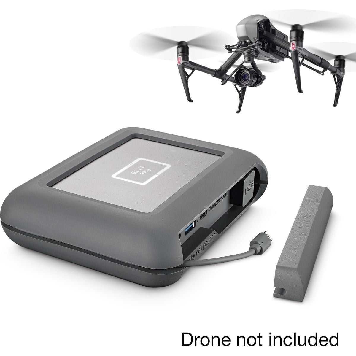 LaCie DJI Copilot 2TB USB-C USB3.1 SD Card Slot Backup On-Se - image 3 of 3