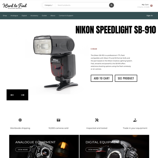 ABOUT US | Hard to Find Camera Store