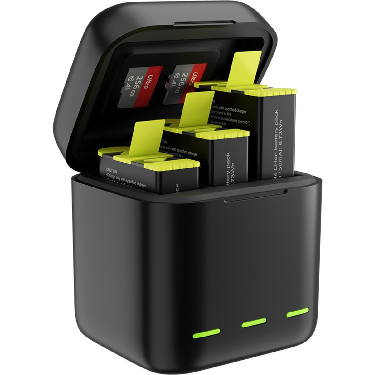 Telesin Triple Battery Charger Box +3X Battery GoPro 9/10/11