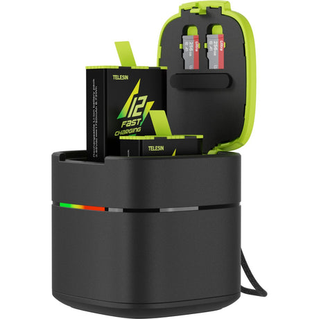 Telesin Fast Charging Kit Charging Box+2x Battery GoPro 9/10/11/12