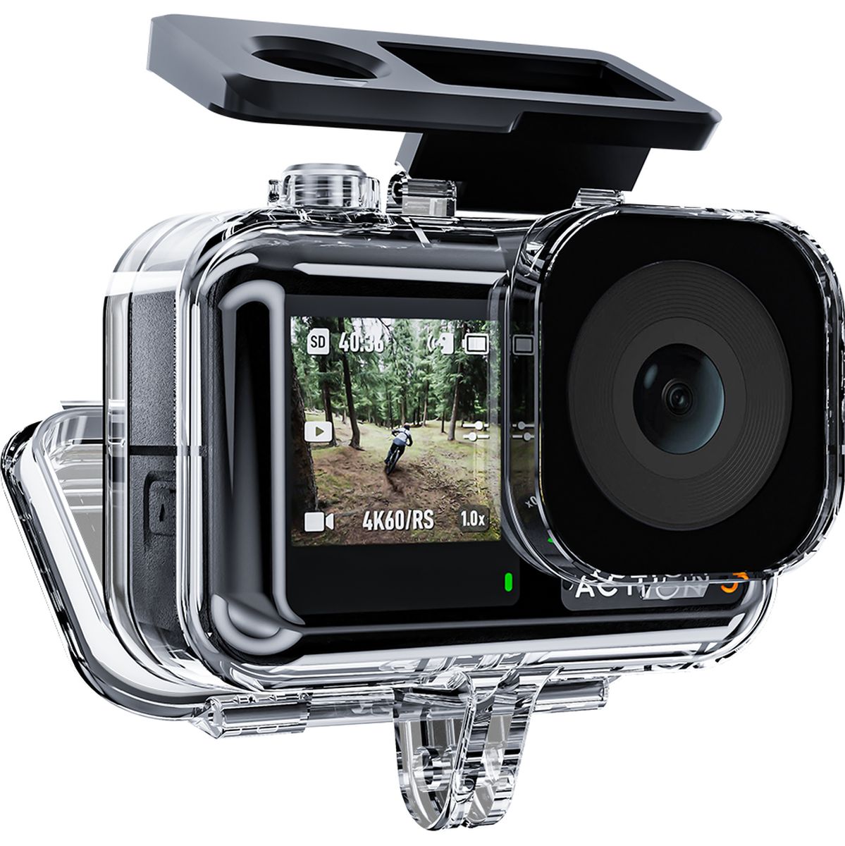 Telesin Waterproof Cage For DJI Osmo Action 3/4/5