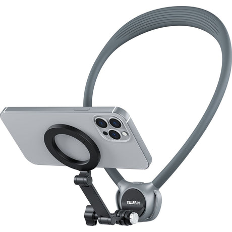 Telesin Neck Mount 360º Combo GoPro / Smartphone Gray - image 3 of 5