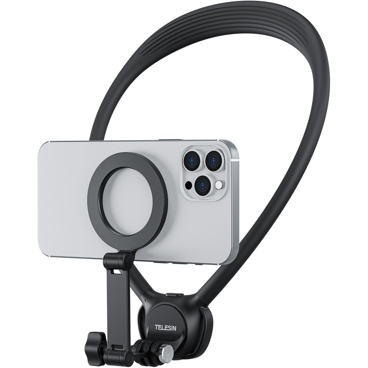 Telesin Neck Mount 360º Combo GoPro / Smartphone Black - image 3 of 5
