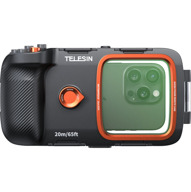 Telesin Smartphone Duik Case w/ Buttons EN Vacuümpomp