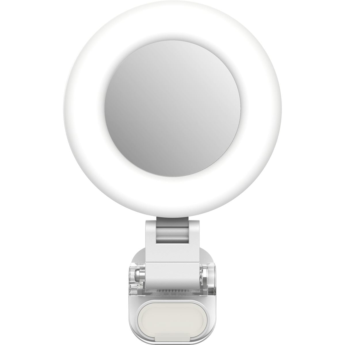 Telesin Mini Selfie Ringlamp w/ Clamp For Smartphone - White - image 2 of 5