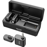 Telesin 2-IN-1 Wireless Microphone-Set w/ 2 Transmitters - image 3 of 5