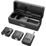 Telesin 2-IN-1 Wireless Microphone-Set w/ 2 Transmitters - image 4 of 5