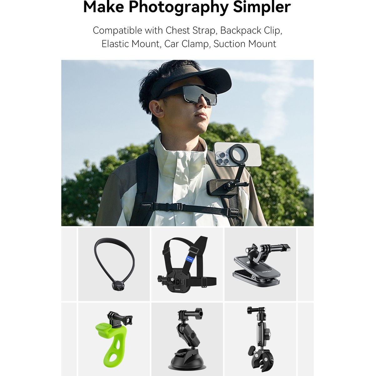 Telesin Smartphone MagSafe Adapter For GoPro Mount - image 5 of 5