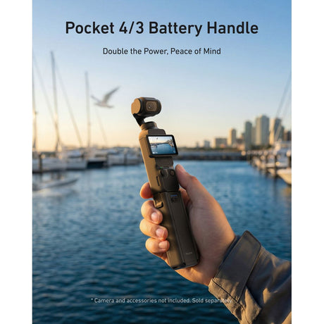 Telesin Extended Battery Grip For DJI Osmo Pocket 4/3 - image 2 of 2