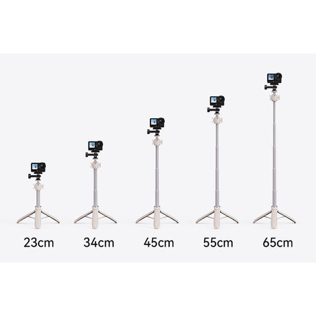 Telesin Quick-Open Tripod 65cm w/ 1/4 Ball Head - White - image 2 of 5