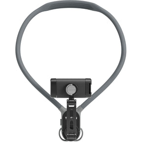 Telesin Smartphone Neck Mount w/ Metal Clamp - Grey