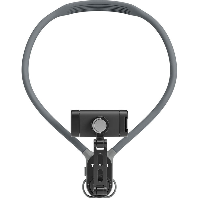Telesin Smartphone Neck Mount w/ Metal Clamp - Grey