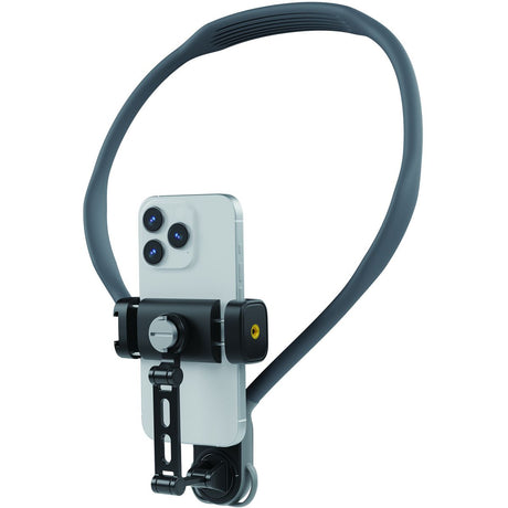 Telesin Smartphone Neck Mount w/ Metal Clamp - Grey - image 4 of 5