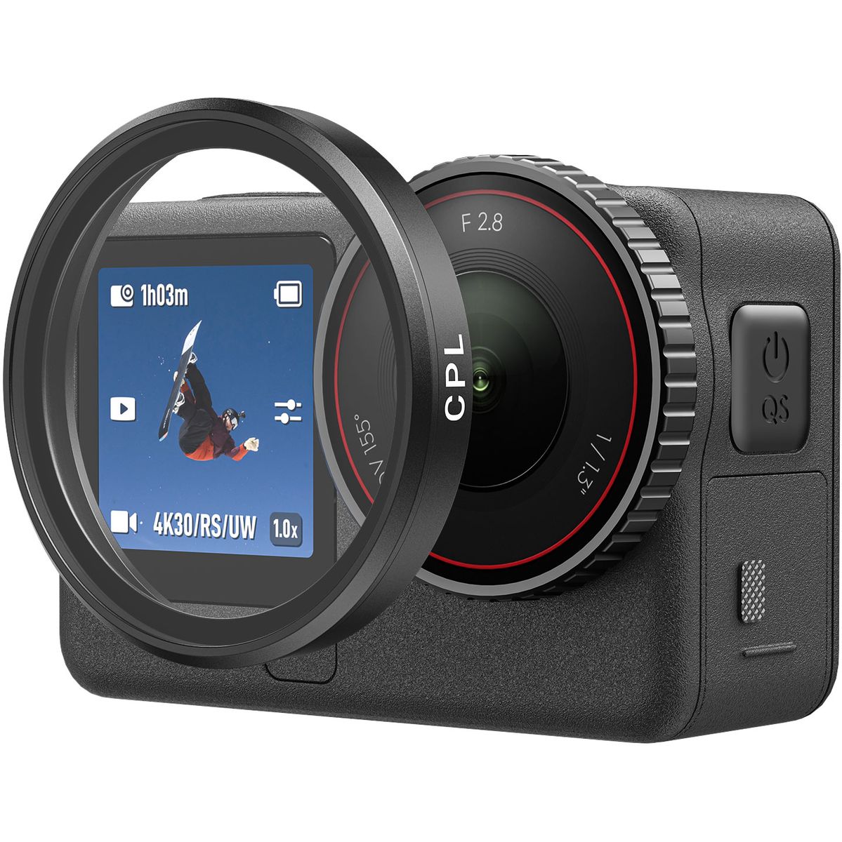 Telesin Cpl+nd8+nd16+nd32 Filter Kit For DJI Osmo Action 6 - image 3 of 5