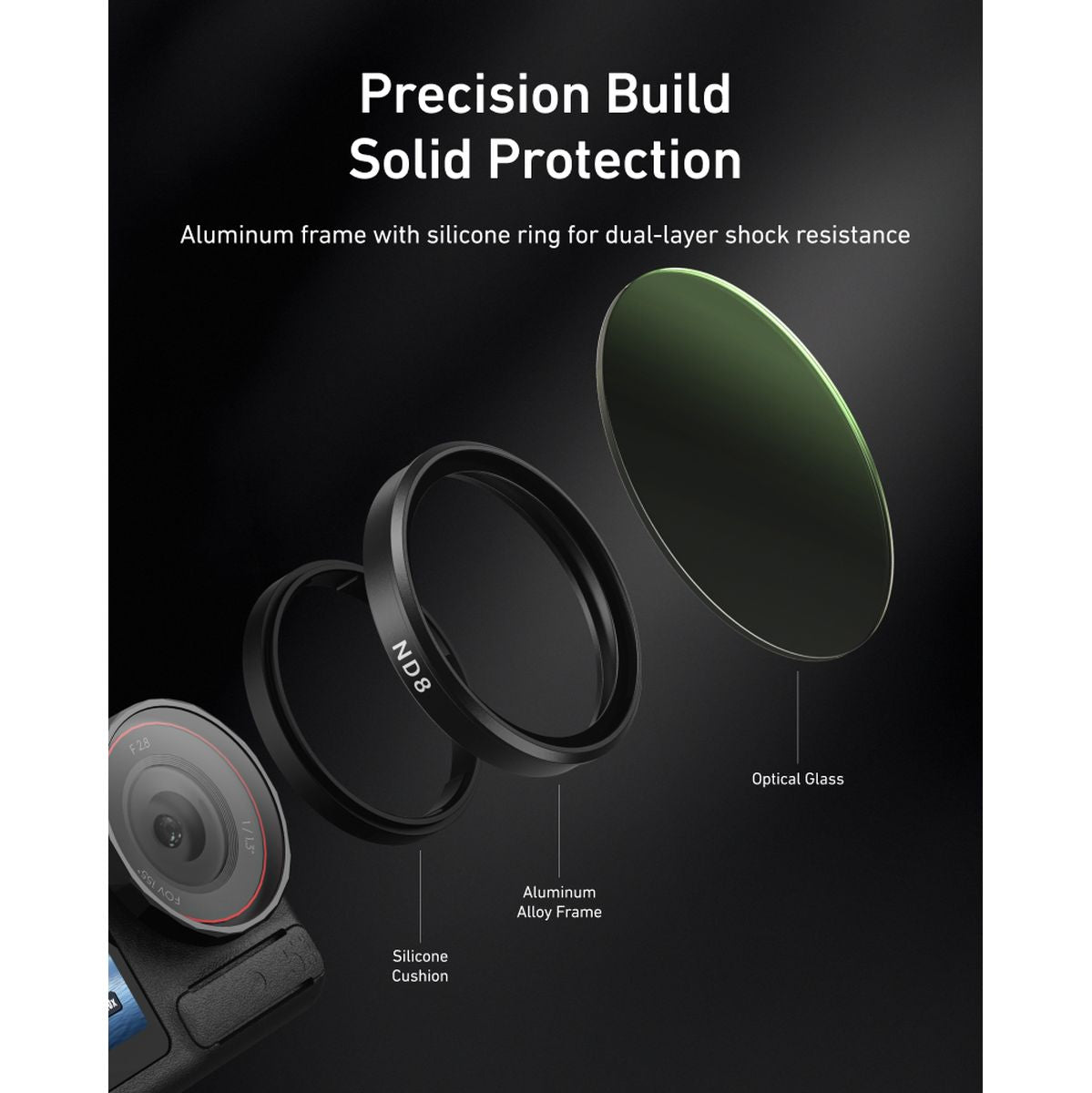 Telesin Cpl+vnd+uv Filter-Kit For DJI Osmo Action 5/4/3 - image 3 of 5