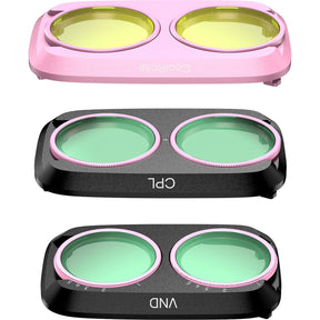 Telesin Filter-Kit CPL+VND2-32+COOL Pink - DJI Pocket 4 Pro