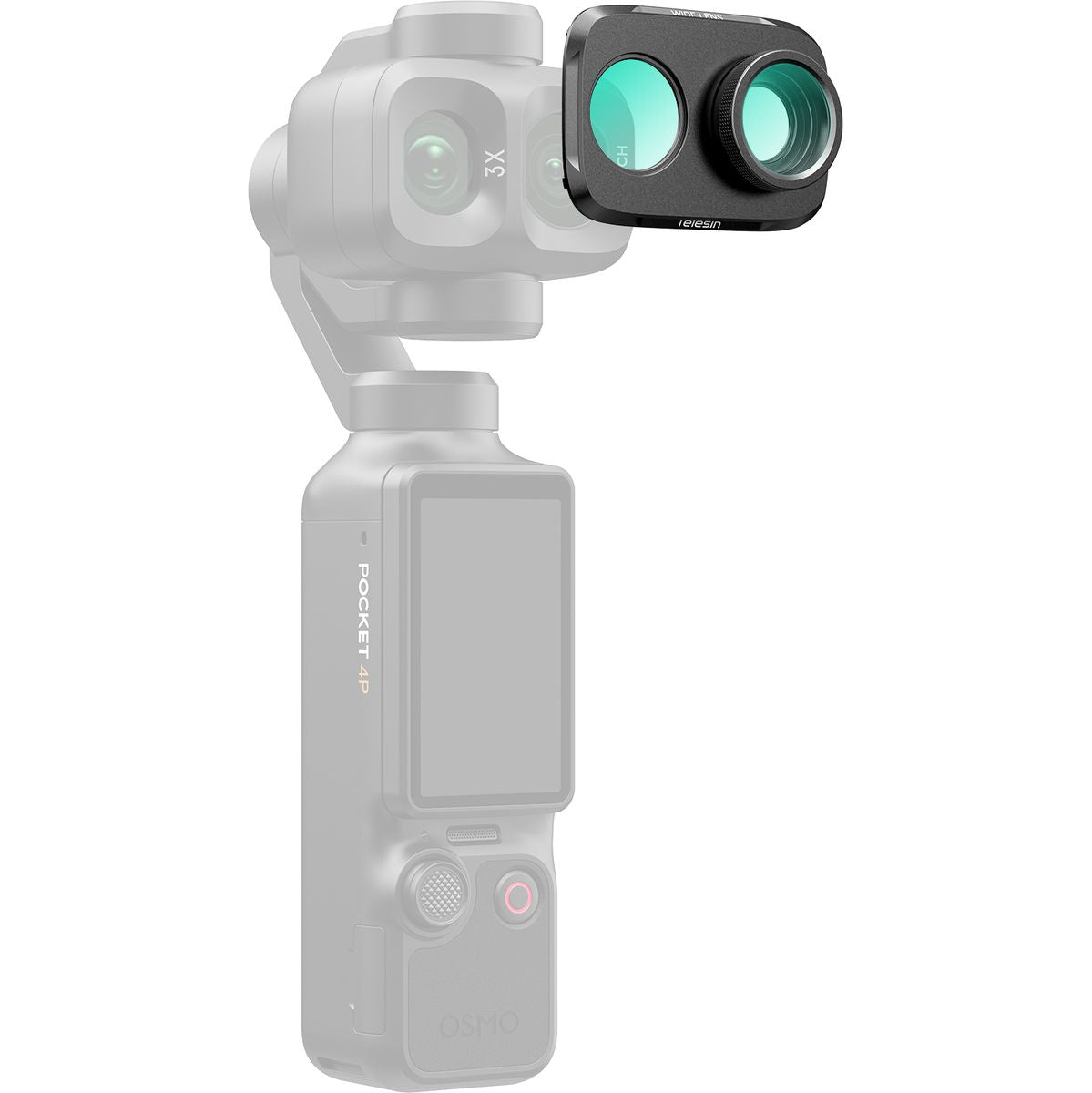 Telesin Wide Angle Lens 0.72X For DJI Osmo Pocket 4p (Pro) - image 5 of 5