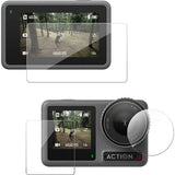 Telesin Screen Protector Set Glass DJI Action 3/4 Extra Thin