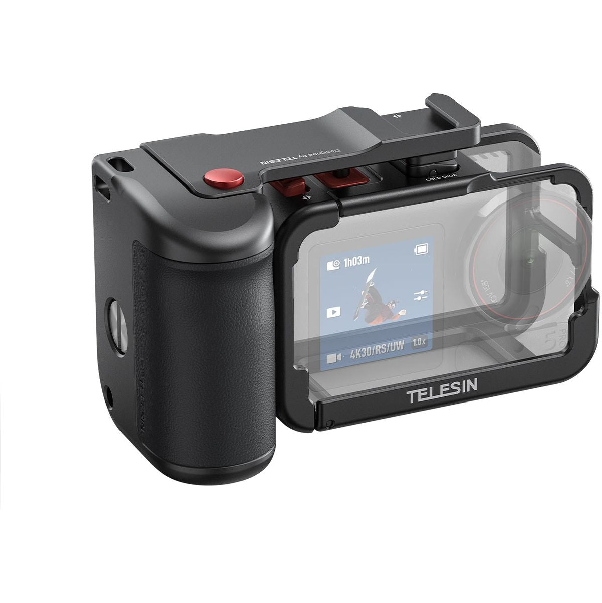 Telesin Street Photography Grip + Cage DJI Osmo Action 3/4/5