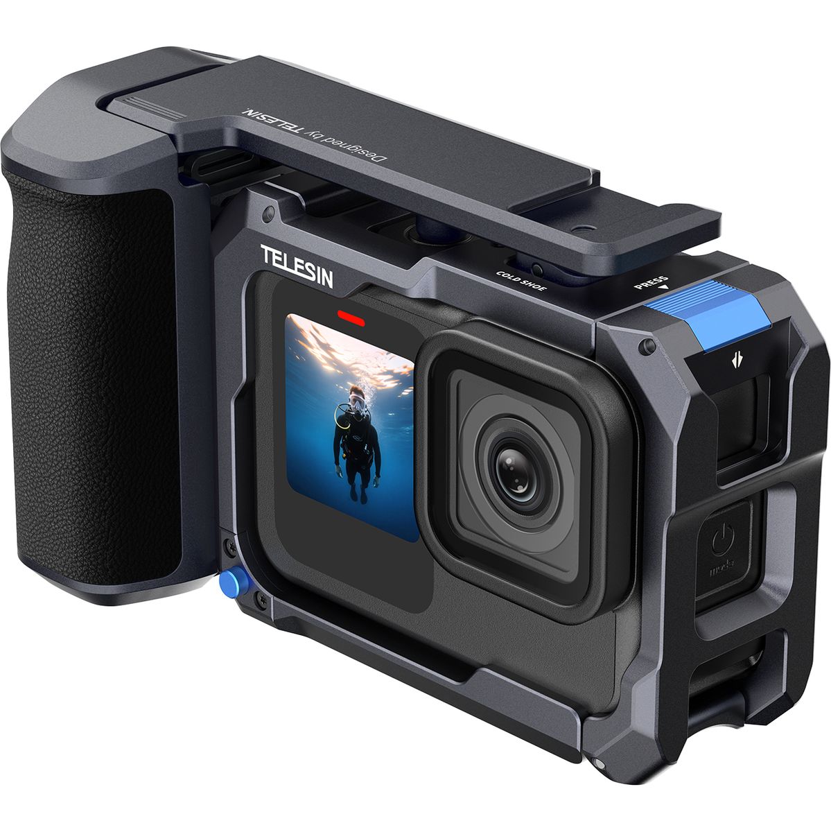 Telesin Streetgrip Handle For GoPro 9 T/M 13 (w/o Cage) - image 5 of 5