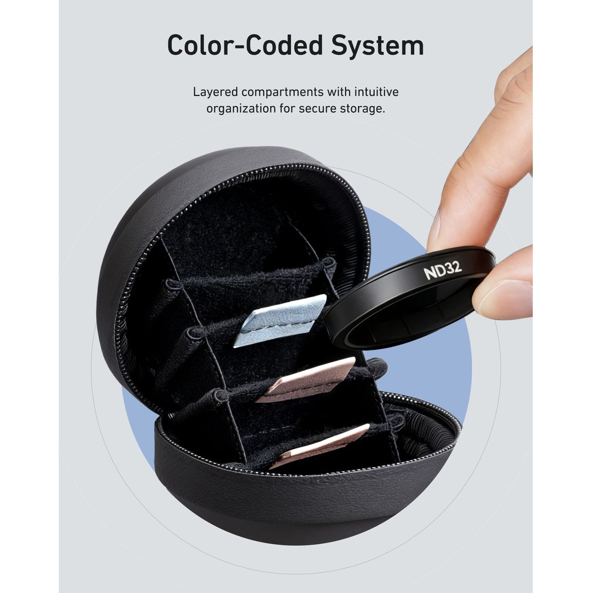 Telesin Action Camera Filter Case For 6 Filters - image 3 of 5