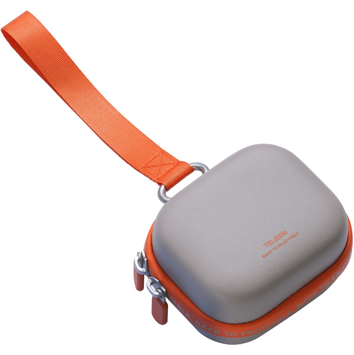 Telesin Mini Actioncam Hard Case Universal - Grey/Orange - image 2 of 5