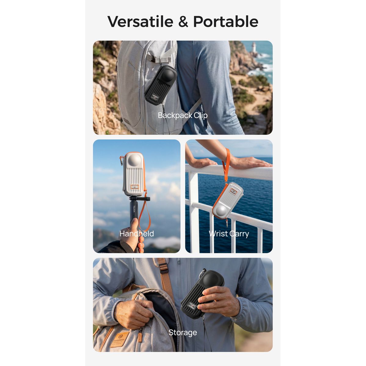 Telesin Opbergtas For Insta360 X4/X5 - Grey - image 5 of 5