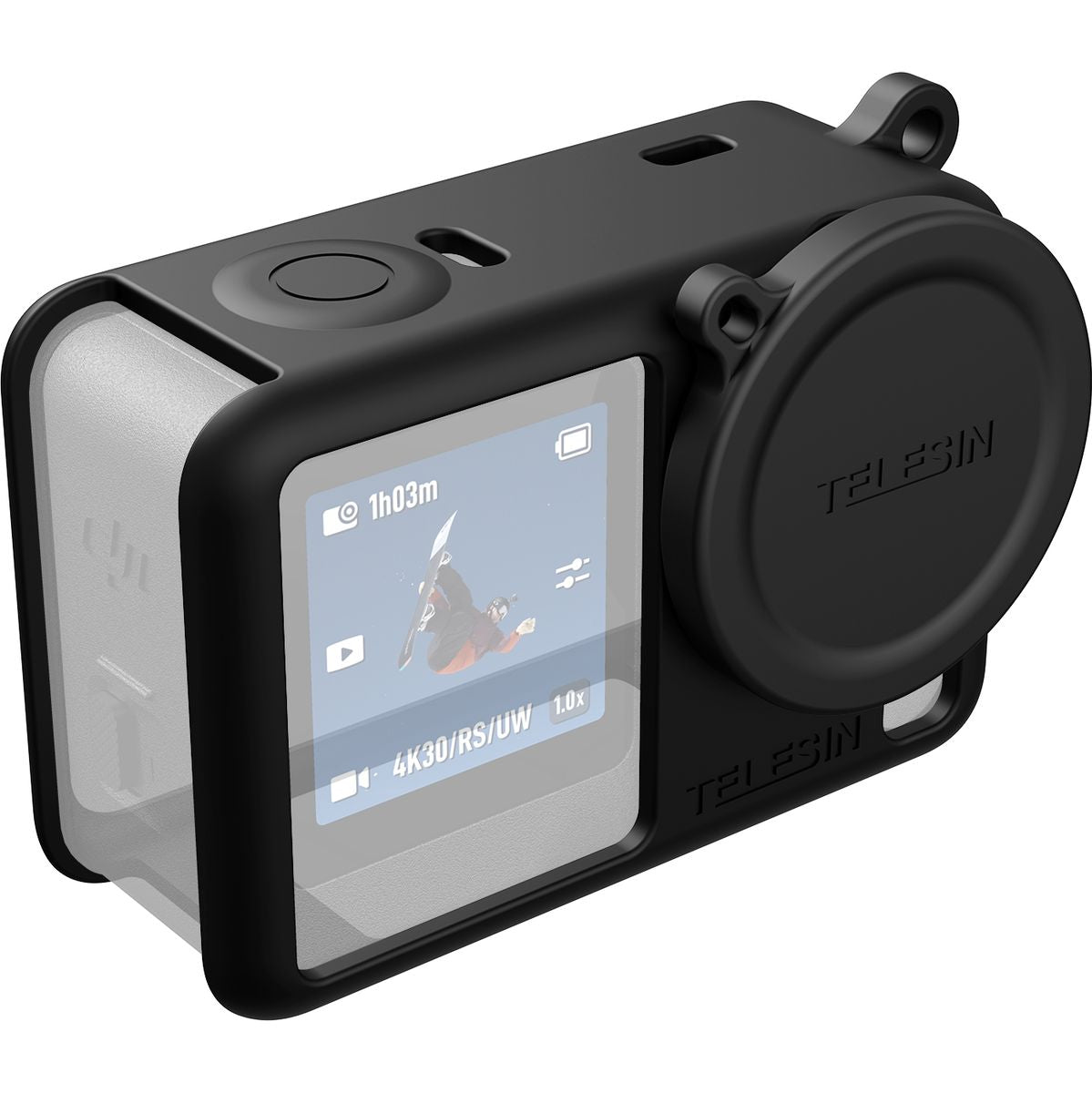 Telesin Siliconen Cover + Lens Cap For DJI Osmo Action 6 - image 2 of 2