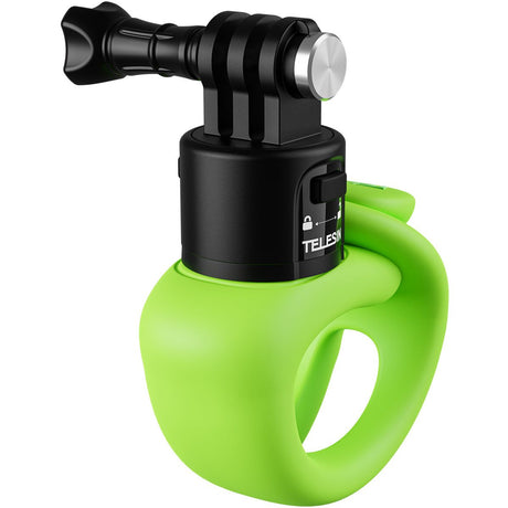 Telesin Quick-Release Mount For Action Camera (Green) - image 2 of 2