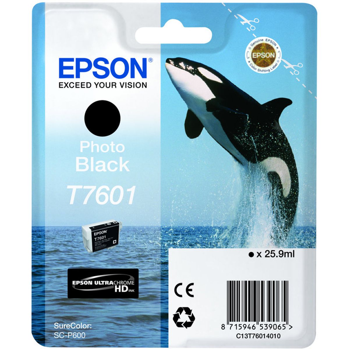 Epson T7601 Ink Cartridge Photo Black High Capacity 25.9ml - image 4 of 4