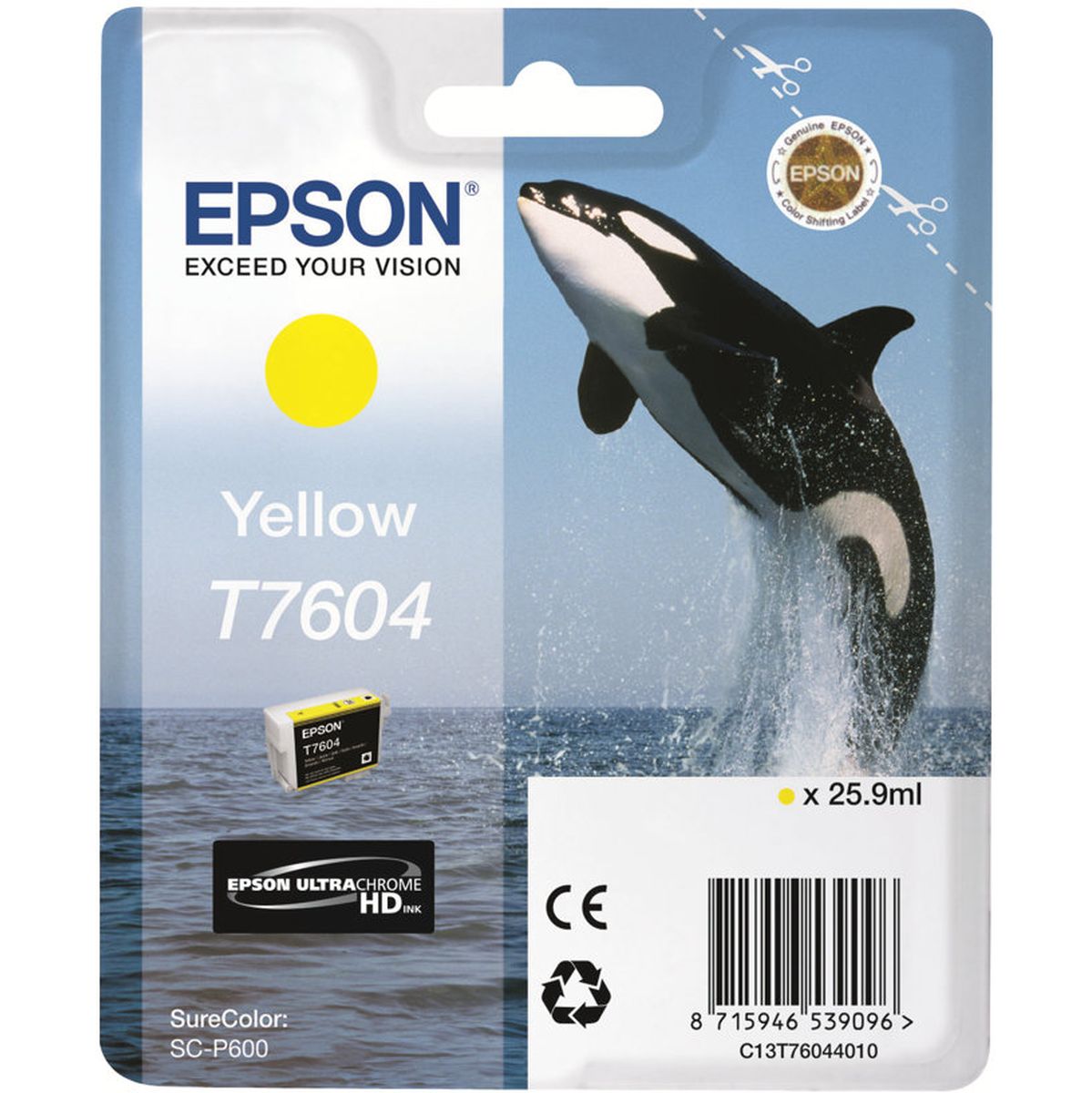 Epson T7604 Ink Cartridge Yellow High Capacity 25.9ml - image 3 of 3