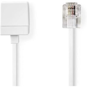 Nedis Telecom Extension Cable | RJ11 Male | RJ11 Female | 10.0 M |Gold Plated
