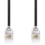 Nedis Network Cable RJ10M-RJ10M 5.0m BK - image 2 of 2