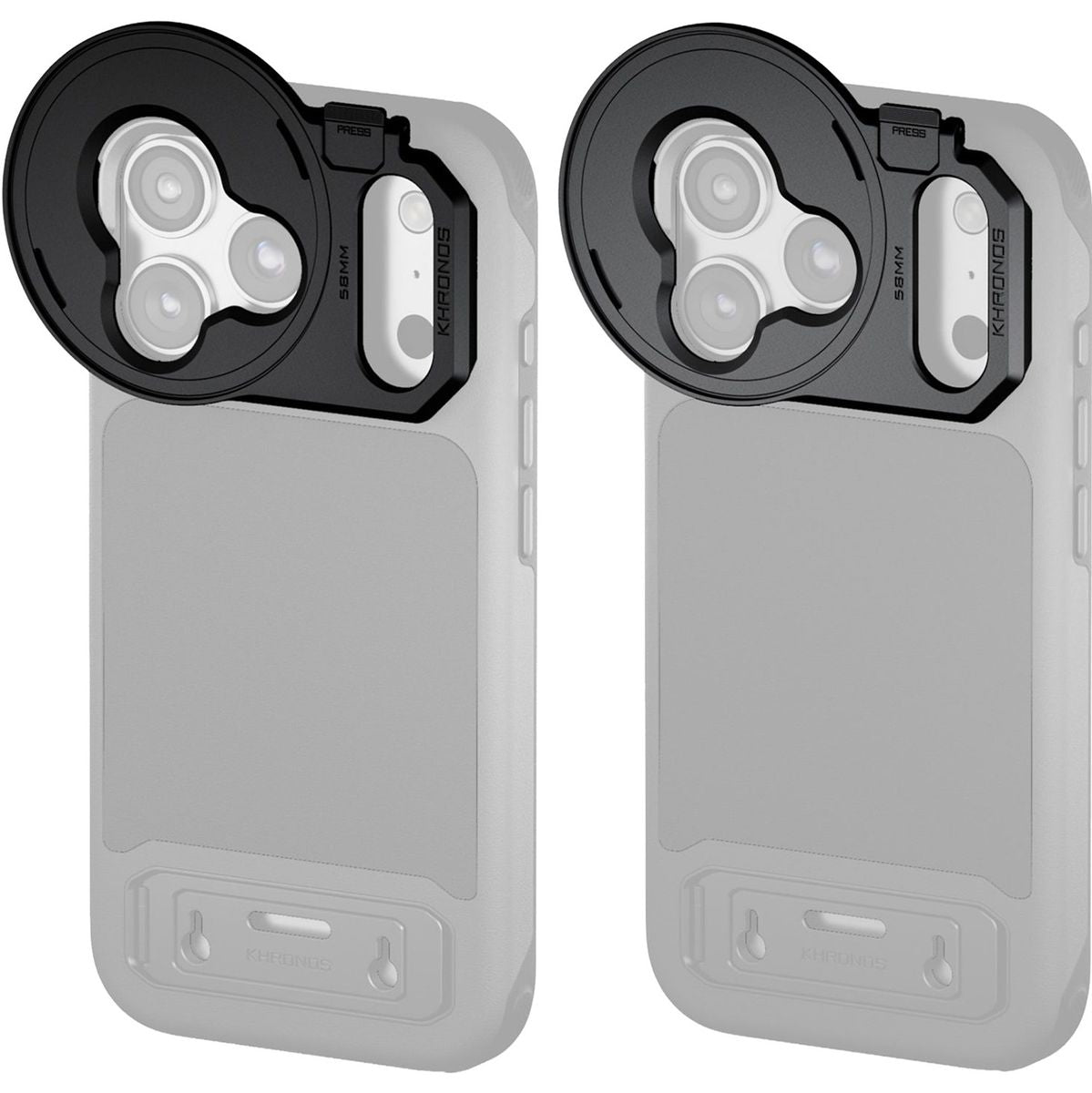 Tilta TK-IP17-FT58P-B Khronos 58mm Filter Tray For iPhone 17 Pro - Black