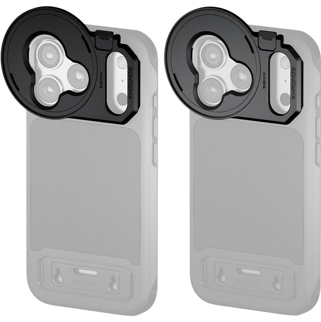 Tilta TK-IP17-FT58P-B Khronos 58mm Filter Tray For iPhone 17 Pro - Black