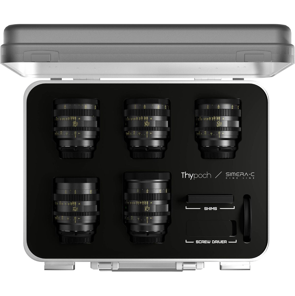 Thypoch FullFrame Cine Lens-4 Kit Simera-C 28/35/50/75mm T1.5 M-Mount