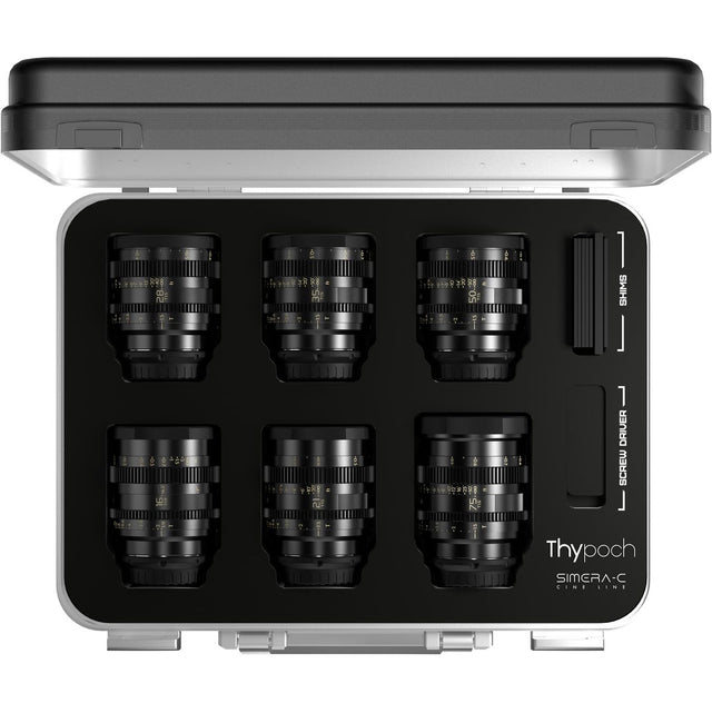 Thypoch Simera-C 6 Lens Kit 16/21/28/35/50/75mm T1.9 E-Mount