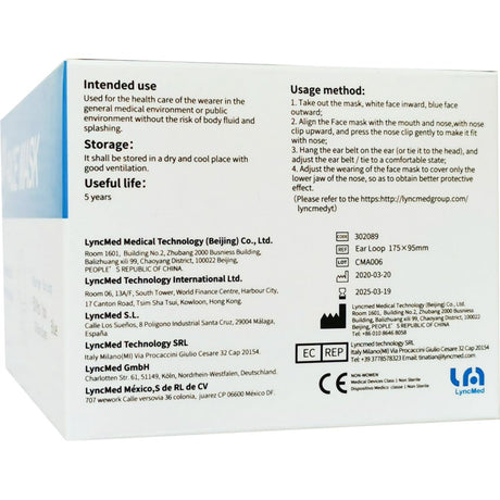 TSE Face Mask 3-LAYER (EN-14683 Type I) 50pcs - image 4 of 4