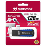 Transcend Jetflash 128GB 810 USB3.0 Rugged Blue - image 3 of 4
