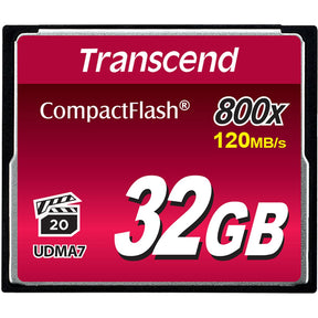 Transcend CF 32GB (800X Type I)